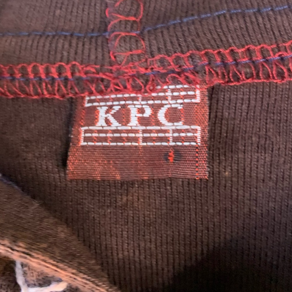 KPC Vintage Nepal Patchwork Razor Cut Boho Gypsy Hoodie Size 5/6 - Picture 4 of 5
